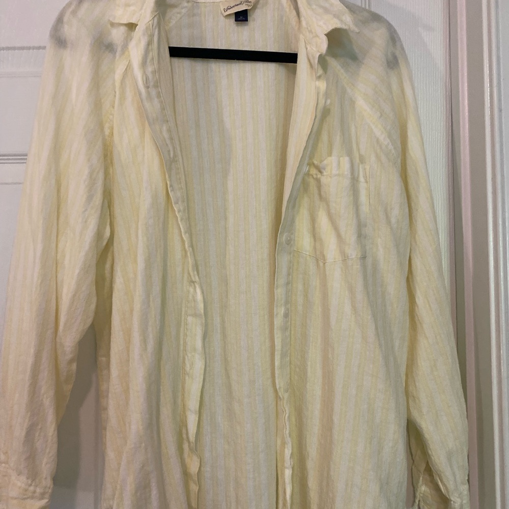 Universal Thread Yellow Lightweight Casual Shirt - image 1